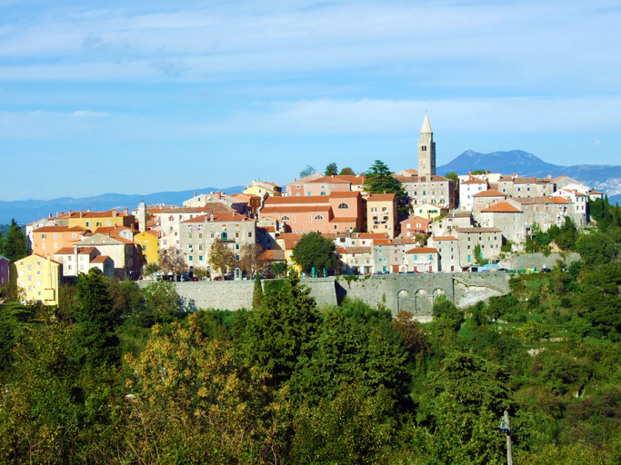 A view of Old town Labin - Istria, Croatia.